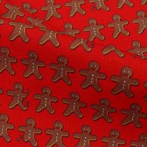 140cmx100cm Cotton Fabric for textile, pathwork, cloth - Gingerbread baby