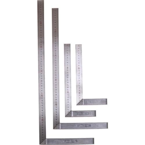 90 Degrees Measurement Instruments Tool Metal Steel Engineers Try Square Set Wood Measuring Right Angle Ruler