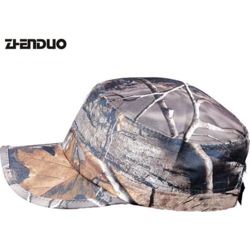 Outdoor Camouflage Cap Fishing Hunting Riding Sun Block Summer Baseball Tactical Gear Average Size