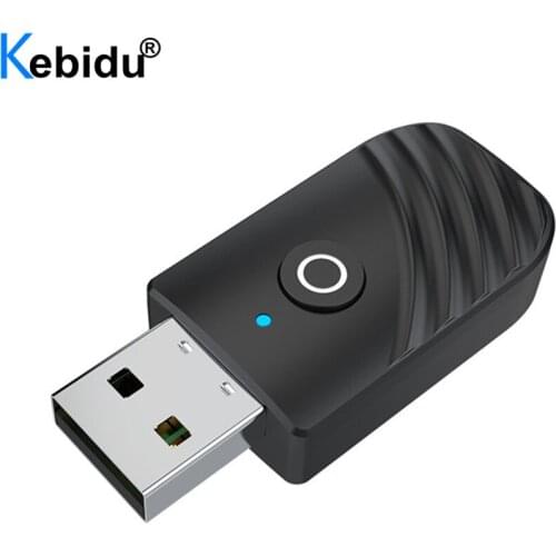 Kebidu 3 IN 1 Bluetooth 5.0 Audio Receiver Transmitter Mini Stereo Bluetooth AUX RCA USB 3.5mm Jack For TV PC Car