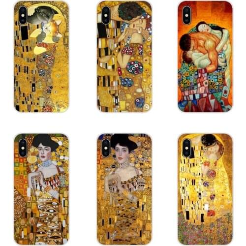 Kiss by Gustav Klimt Accessories Phone Cases Covers For Samsung Galaxy A3 A5 A7 A9 A8 Star A6 Plus 2018 2015 2016 2017