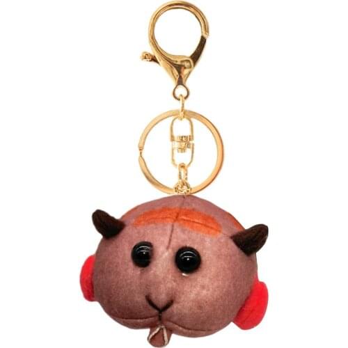 Animal Stuffed Plush doll Guinea Pig Plush Pendant Durable Plush Keychain Backpack Schoolbag Pendant for Kid Gift Toy