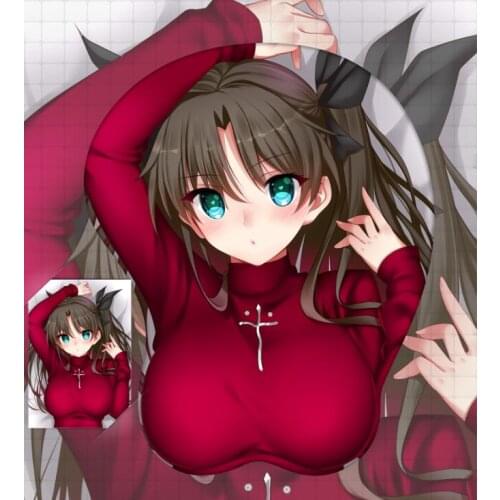 Fate/stay night Tohsaka Rin Figure 3d Anime Girl Soft Gel Gaming Mouse Pad Mousepad Wrist Rest 5131 Gifts Man Adult Toy