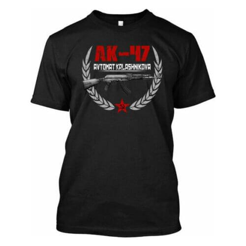 NEW AK 47 Avtomat kalashnikova Russian military Men T-Shirt S-3XL