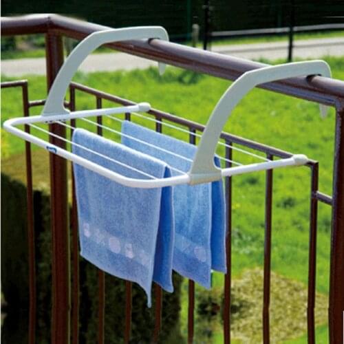 Portable Foldable Drying Rack Clothes Punch Free Hanger Household Storage Heating Radiator Balcony Clothes Hanger