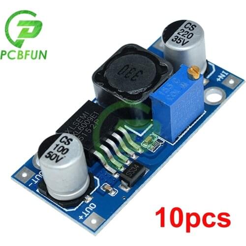 10PCS DSN6009 DC-DC Boost Converter Step Up Module LM2596 Power Supply Adjustable Module 12V 24V to 5V-35V LM2577 3A XL6009E1