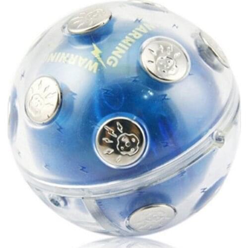 Entertainment Shock Ball Neutral Plastic Case With Metal Contacts Tricky Electric Ball Vent Electronic Toy