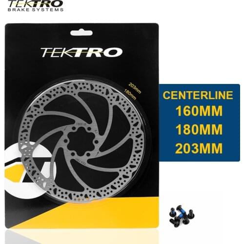 TEKTRO Bike Rotor 160/180/203mm Mountain Bicycle Hydraulic Disc Brake Rotors For MTB Road Foldable Cycling