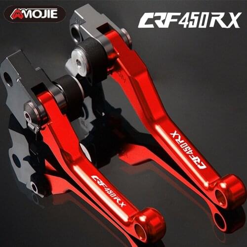 CNC Handbrake Motorcycle DirtBike Motocross dirt bike Pivot Handle Brake Clutch Levers FOR HONDA CRF450RX CRF 450RX 2017 2018