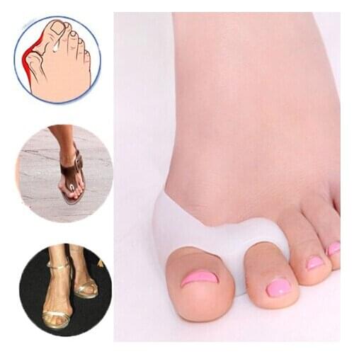 Silicone Gel Toe Separator Valgus Protector Bunion Adjuster Guard Feet Care