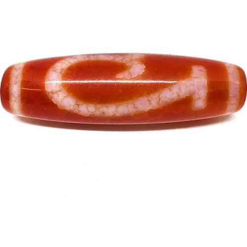 Special Totem Red Natural Chalcedony Turtle Back/ Green Ferry/Water Wave 15mm*55mm Pendant Powerful Amulet Tibetan Dzi Beads