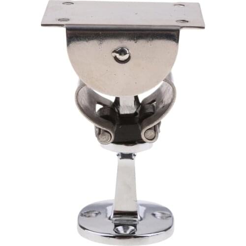 Boat Door Stopper, Magnetic Marine Gate Stop, Soft-Catch Adustable Door Catch Hold Open, Stainless Steel, Wall Mount