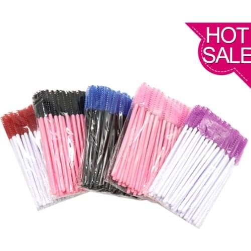 3 pack 150Pcs Eyelash brushes Makeup brushes Disposable Mascara Wands Applicator Spoolers Eye Lashes Cosmetic Brush Makeup Tools