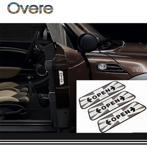 Overe Auto Car Reflective Door Open Warning Stickers For Hyundai Solaris creta IX25 Suzuki Swift SX4 Lada Vesta Granta Kalina