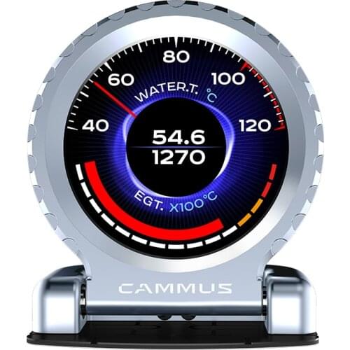 LCD display auto racing gauge OBD 2 intelligent ultra thin 6061aluminium car gauge