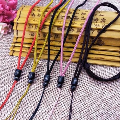 Baoge Sandalwood Silk Adjustable DIY Pure Hand-Woven Hanging Jade Bead Children High-Grade Necklace Rope