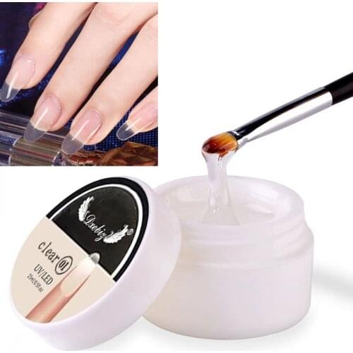 Nail Art Gel Natural Pink Clear Camouflage Color Extend Nail Gel Finger Extension Nails Crystal Gel For Nails Nail Decoration