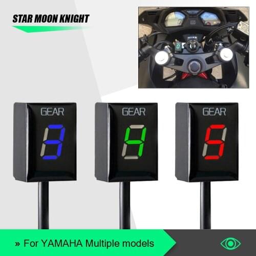 Gear Indicator Display Meter For Yamaha FZ6 FZ6S FZS 600 1000 MT-03 YZF R6 R1 TDM 850 900 WR250X XJ6N XJR1300 XV1900 XVS 1100