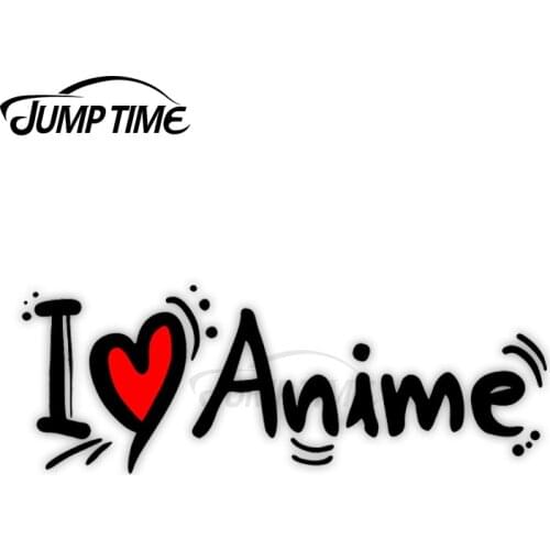 Jump Time Love Anime Vinyl Stickers Japan Teen Cartoon Sticker Laptop JDM Decal Car Wrap Bumper Trunk Truck Graphics