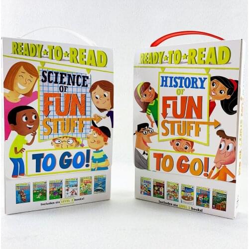 7-12 year 12 book/set Ready-to-Read Level 3 Science/History Children English picture books Encyclopedia graded reading materials