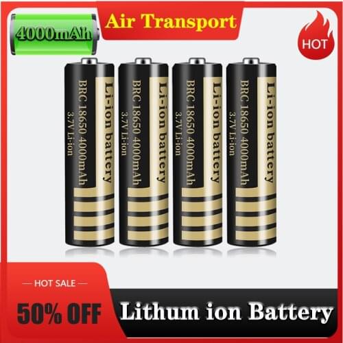 2021 3.7V 4000mAh 18650 Li-ion rechargeable battery is used in shavers, outdoor headlights, portable fans, remote controls, etc