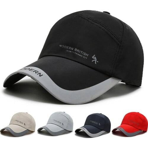 Men Women Letters Baseball Cap Spring Summer Breathable Quick Dry Baseball Hat Leisure Outdoor Tennis Sport Sun Hat