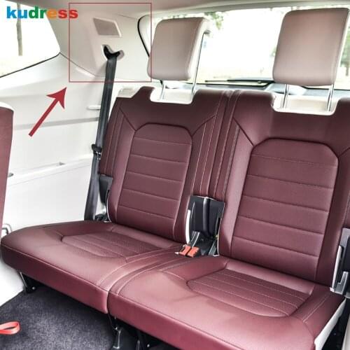 For Volkswagen For VW Teramont Atlas 2017 2018 2019 2020 Carbon Fiber Car Interior Rear Seat Audio Speaker Cover Trim 2pcs