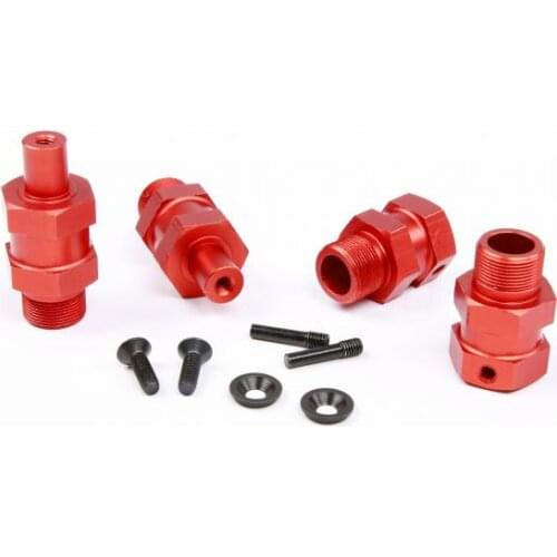 Anti-loose full metal extension adapters for ROVAN KM HPI BAJA 5B 5T 5SC