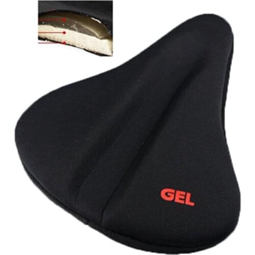 2018 New Bike Soft Bicycle Seat Cover Silicone Silica Gel Cushion Comfortable Pad Saddle Seat Cover