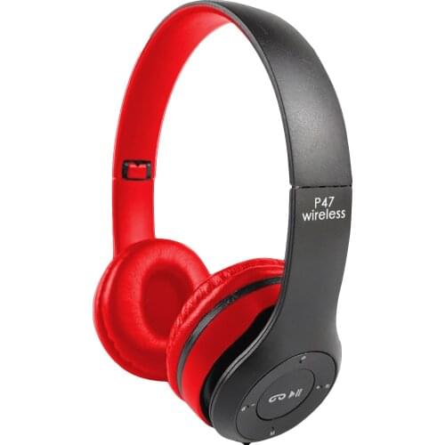 P47 Wireless Bluetooth Headphone BT5.0 Foldable gaming headset HiFi Stereo Noise Cancelling Over Ear Sports Earphone With Mic