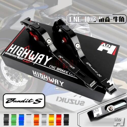 CNC Brake Handle Bar Lever Extendable Folding Adjustable Brake Clutch Levers For SUZUKI GSF1200 GSF 1200 BANDIT 2001-2006
