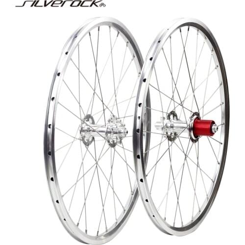 SILVEROCK NBR 20" 1 1/8" 451 406 Alloy Minivelo Wheels Disc Brake CHOSEN for Tyrell Tern Folding Urban Bike Wheelset 8-10 Speed