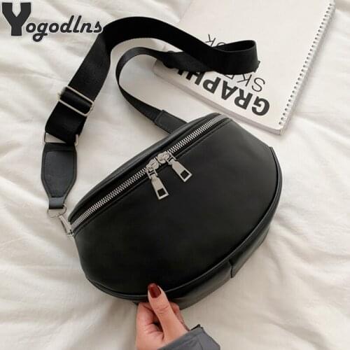 Retro PU Leather Crossbody Bag For Women Simple Shoulder Bag Casual Messenger Packbag Sports Fanny Pack Crossbody Purse Packs