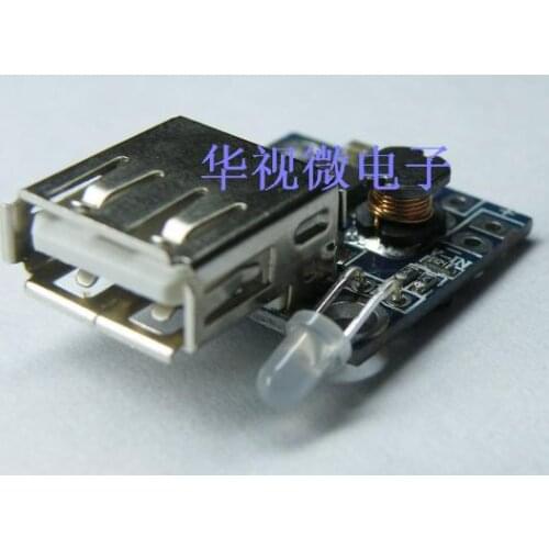 Ultra-small mobile power board with power indicator 3A high efficiency boost board DC-DC boost module