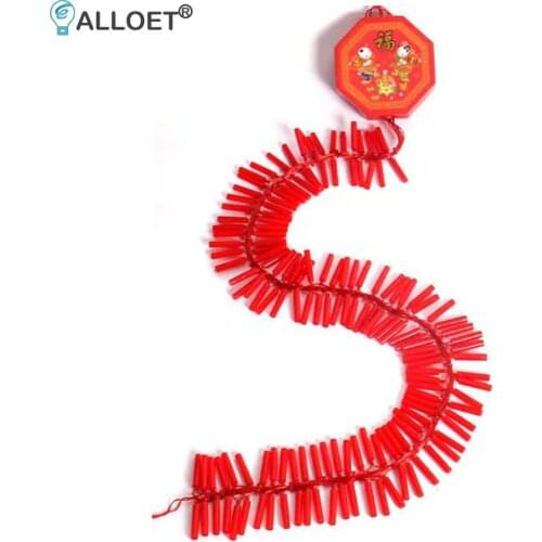 92LED 1.35m LED String Light Electronic Firecracker Lamp with Sound Lamp for Chinese New Year Christmas Wedding Decoration