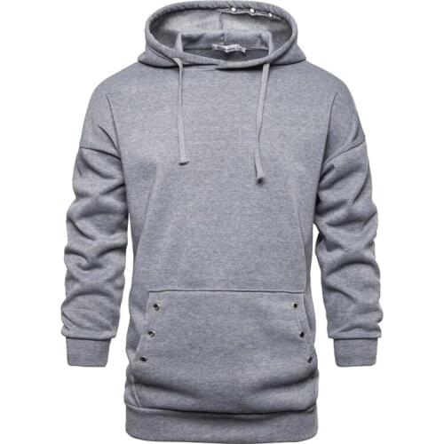 Spring Autumn New Hooded Hoodies Men solid Hip hop mens sweatshirts jogging Casual pullover men