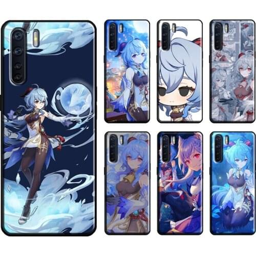 Ganyu Genshin Impact Case For OPPO A1K A3S A5S A15 A52 A72 A83 A91 F5 A5 A9 A31 A53 2020 Reno 2 Z 4 Pro Coque