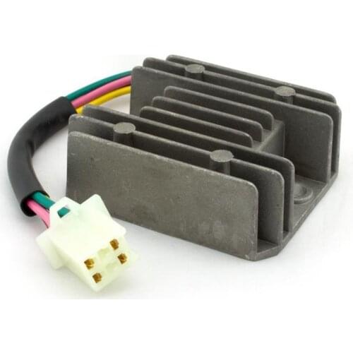 Universal 4 Wire Full Wave Black Motorcycle Regulator Rectifier 12V DC Bike Quad