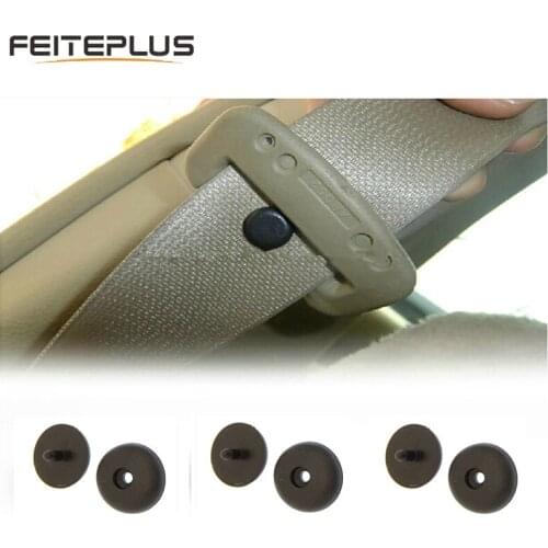 Universal 30/50/100 Pair Black POM Seat Belt Clip Car Safety Seatbelts Clips Fasteners Buckle Stop Buttons For BMW