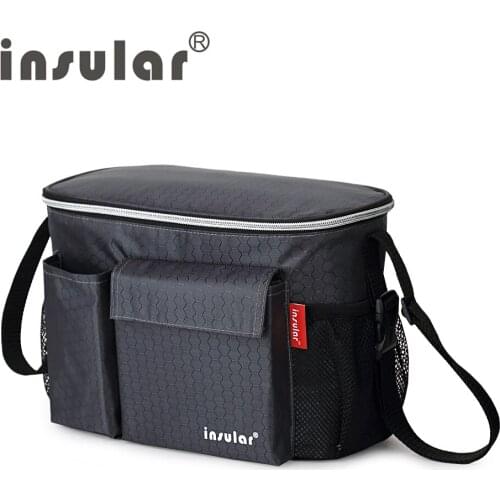 INSULAR Colorful Stroller Diaper Nappy Bag Thermal Insulation Mommy Bags New Style Baby Diaper Bags Waterproof Changing Bag