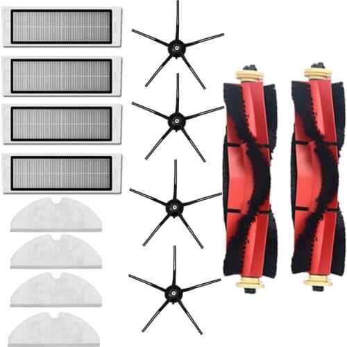 For XiaoMi Roborock S6 S60 S65 S5 MAX T6 Accessories Vacuum Cleaner Parts Washable HEPA Filter Main Brush Side Brush