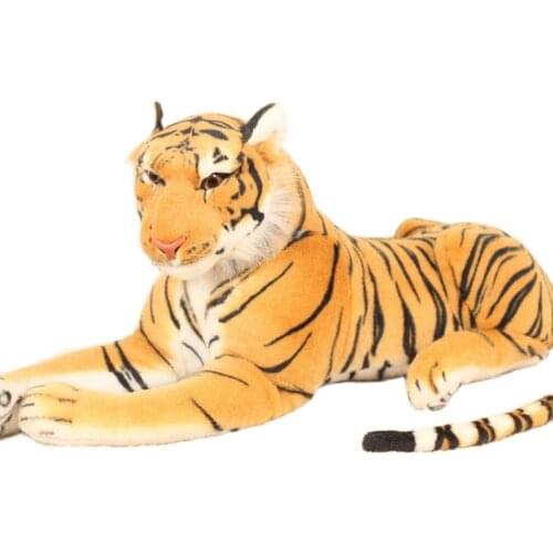 10pcs/lot 2 Colors 26cm Cute New Simulation Artificial Soft Hot High-grade Super Realistic Simulation Tiger Plush Toys