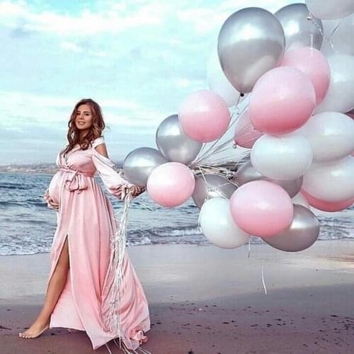15pcs 12inch Pearl Pink White Silvery Latex Balloons Air Balls Birthday Party Wedding Decoration Helium Balloon Party Supplies