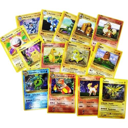 1996 Pokemon Cards English Charizard Mewtwo Venusaur Playing Pokémon Card Game Collection Kids Toy Gift