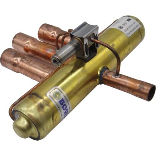 9.5m3/h 4-way reverse solenoid valves are installed in constant temperature equipments to shift cold/hot by temperature switch