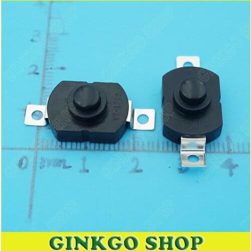 50pcs/lot 1712KD 17*12*9.5MM Self-Locking Flashlight Push Buttons Switch SMT Type Flashlight Switchs AC 250V 1A