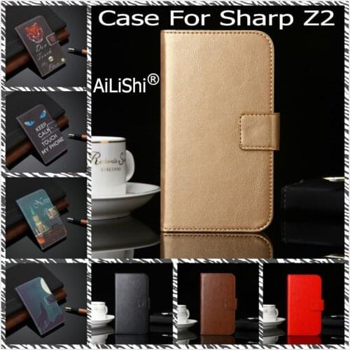 AiLiShi PU Leather Case For Sharp Z2 Luxury Flip Top Quality Protective Cover Wallet With Card Slots Z2 Sharp Case In Stock
