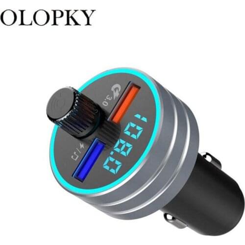 Wireless bluetooth FM Transmitter Modulator Car Radio Adapter Car MP3 Player Dual USB Car Charger Handsfree with LED Lights