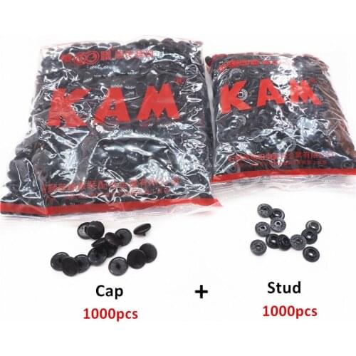 Chengkai 1000 sets T 5 Size 20 Kam Round Plastic Resin Snaps Buttons fasteners Parts ( Cap + Socket Part)