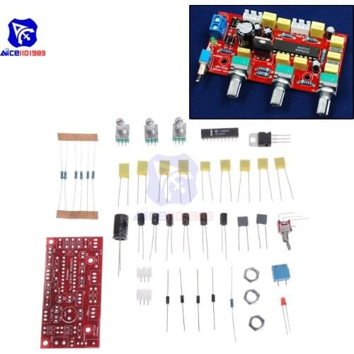 Diymore LM1036 OP-AMP HIFI Fever Amplifier Preamplifier Bass Treble Volume Control Pre-Amplifier Tone Board Module DIY KIT